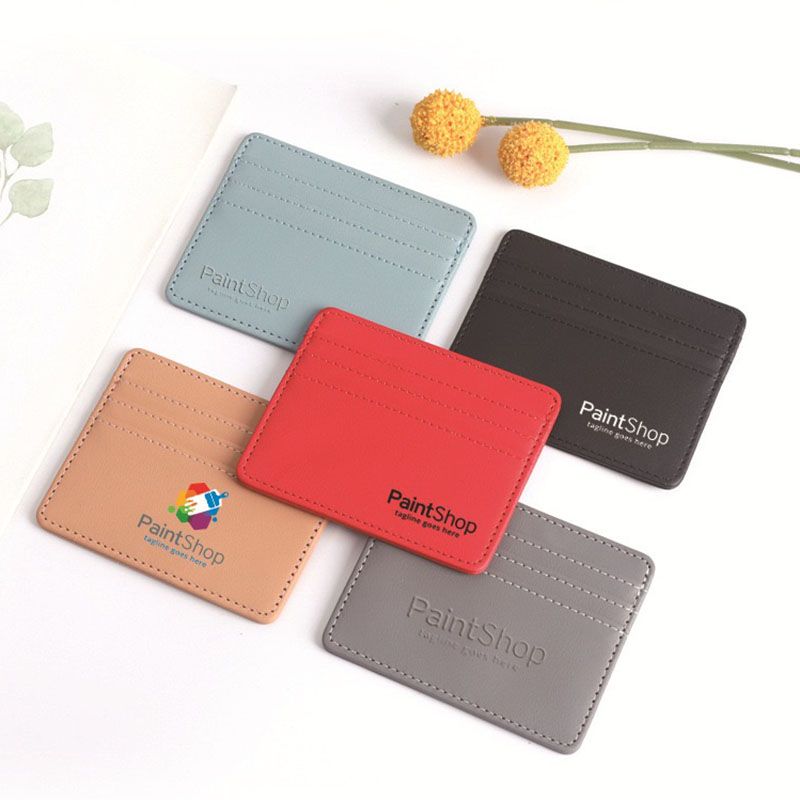 Customized Gift: PU Leather Card Holder