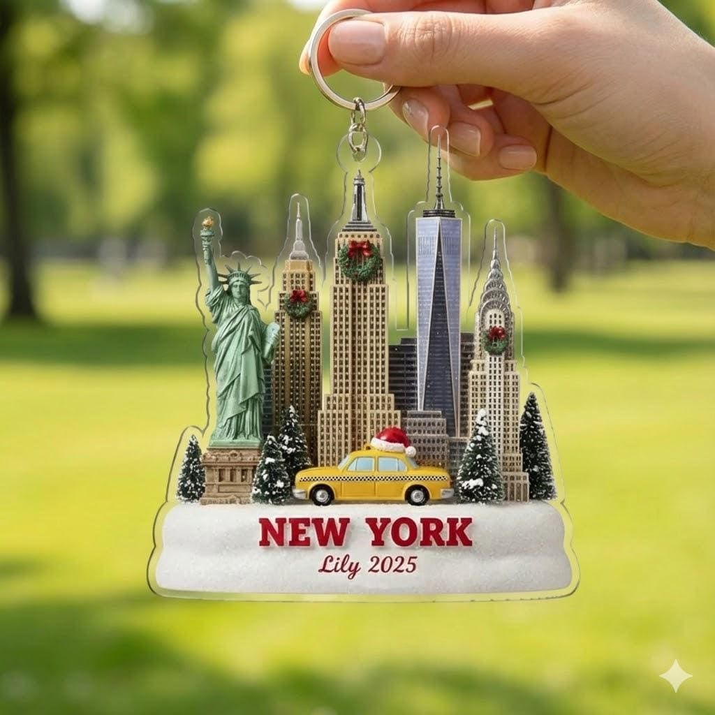 Souvenirs & Creative Gifts: City Skyline Keychain